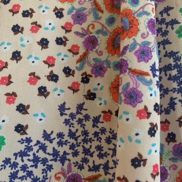 EUC Rachel Zoe Floral Button Down Blouse - Picture 12 of 14